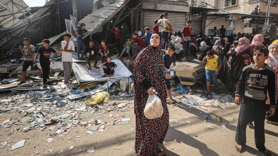 Gazze'de gıda krizi yaşanıyor! Ateş altında ekmek sırası 3